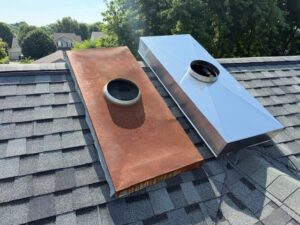 Chimney Chase Cover Replacement in Noblesville