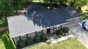 Roof Replacement Project in Danville, Indiana — roof deck inspection
